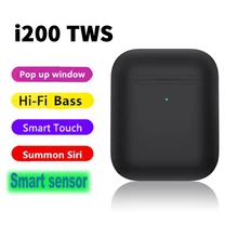 I200 tws 1:1 наушники-вкладыши с функцией обнаружения Bluetooth 5,0, 3D басы, игровые Беспроводные наушники с зарядкой для смартфонов, Bluetooth