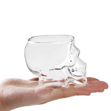 1 шт., чашка с черепом, 200 мл, для рюмки, кофейная чашка, чашка для сока, крутой дизайн, термостойкая, для ресторана, отеля, подарок, ePacket