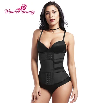 

Latex Waist Trainer Shapewear Slimming Belt Waist Cincher Body Shaper Girdle Workout Tummy Control
