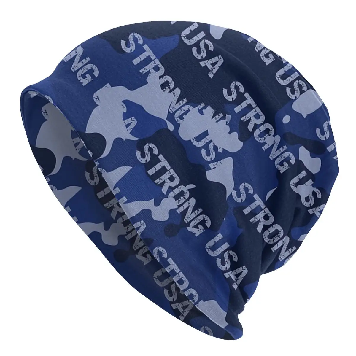 

USA Camo Skullies Beanies Multicam Military Hat Casual Ski Unisex Cap Summer Warm Thermal Elastic Bonnet Knit Hat