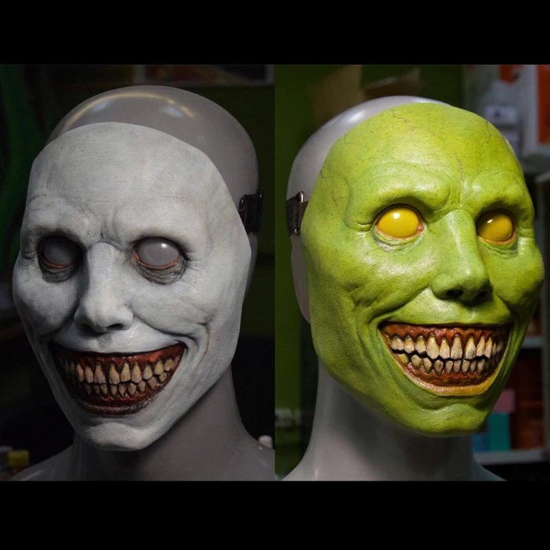 

Zombie Mask Anime Demon Cosplay Masques Scary Halloween Costume Accesories Helmets Props