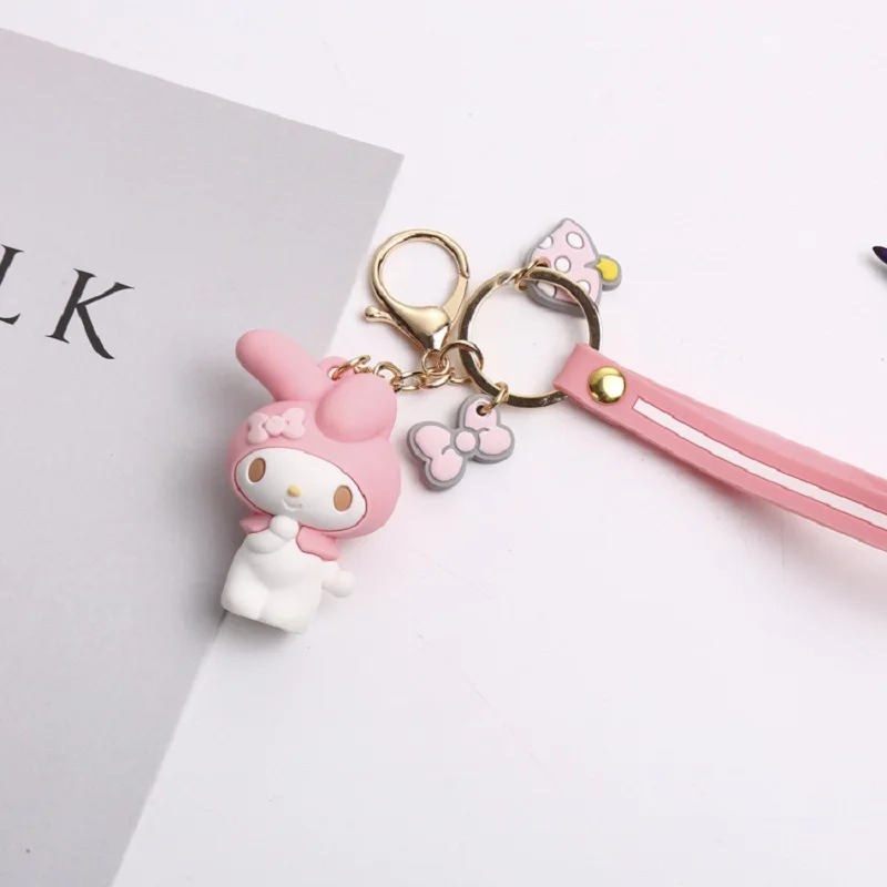 

New Cartoon Keychain Rabbit Cute Unisex Key chain Bag Pendant Claw Machine Gift Activities Promotional gifts Children's Toys