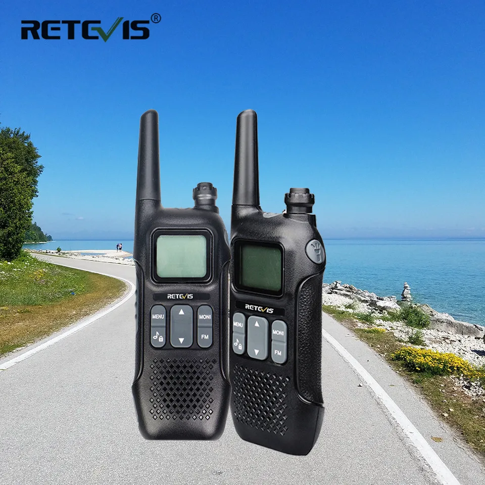 Walkie Talkie 2 pcs Retevis RT16 PMR446 Uhf Two way Radio VOX NOAA Weather Alert USB 1