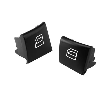

2pcs Auto Replacement Control Lightweight Car Accessories Electric Black ABS Regulator Window Lift Button For Benz W169 W245