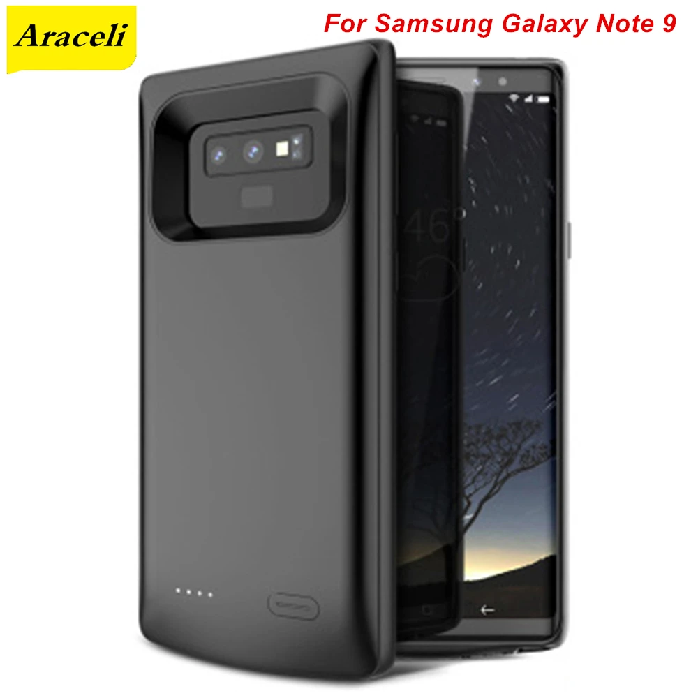 Araceli 2020 5000 мАч для Samsung Galaxy Note 9 чехол с аккумулятором внешний аккумулятор умная