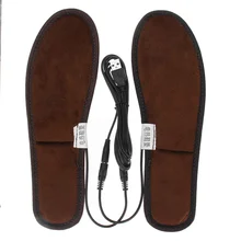 1 пара USB стельки для обуви с электрическим подогревом удобные гетры для ног уличные походные велосипедные скалолазание зимние Электрические USB стельки с подогревом