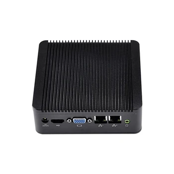 

Linux Mini PC Ubuntu, Bay Trail J1900 Quad Core 2.42 GHz, 4GB RAM 32GB SSD WiFi Dual LAN Mini PC with Serial Port