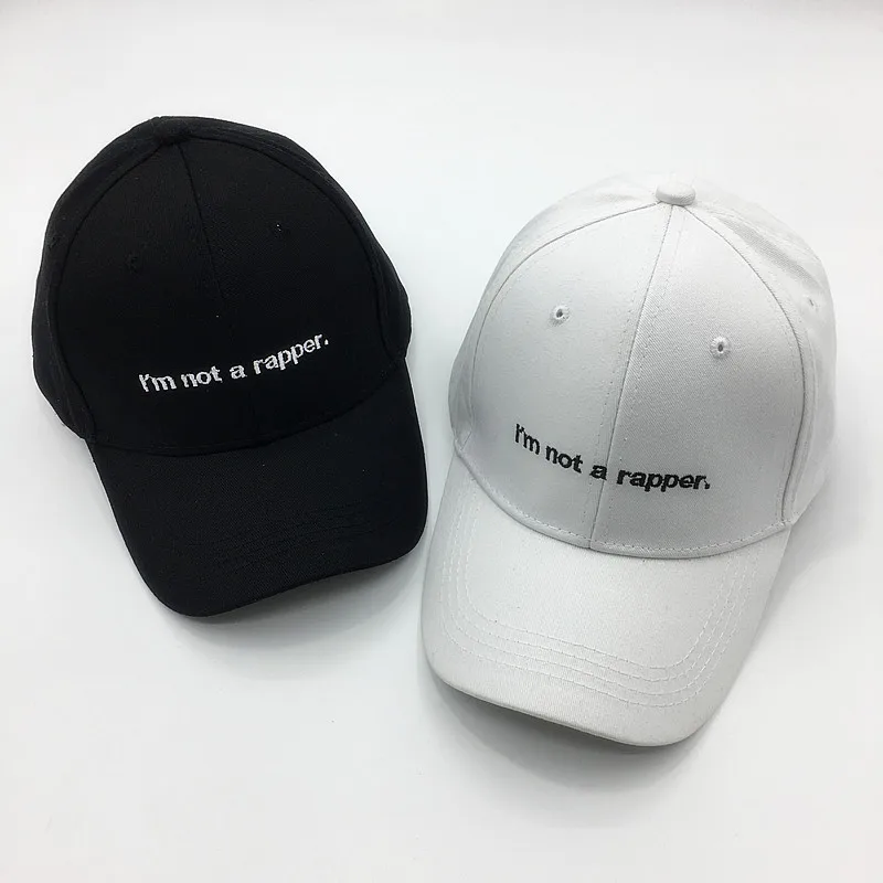 

2019 Spring Summer New Style Korean-style Embroidered Letters Baseball Cap Couples Outing Sun-resistant Brim Hat Bendy Brim Cap