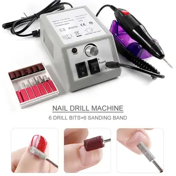 

Professional Electric Nail Drill Bits Manicure Set All For Manicure Sanding Bands Drills Pedicure Accessory Nail Art Tools Kit