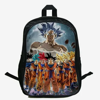 

Dragon Ball Super Saiyan All Son Goku Printing Backpack Student School Book Bag