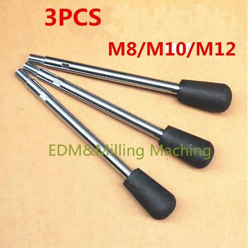 

3PCS CNC M8 M10 M12 Thread Handle For Universa Bench Drill Z512 Z516 Drilling Machine Z4116 Z4120 Part