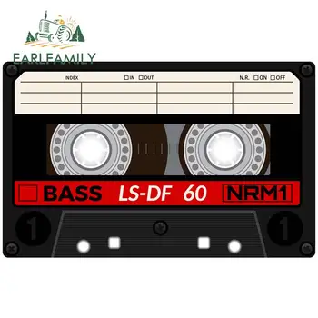 

EARLFAMILY 13cm x 8.2cm For Plastic Audio Motorcycle Car Stickers Waterproof Decal Graffiti Scratch-Proof For JDM SUV RV Decor