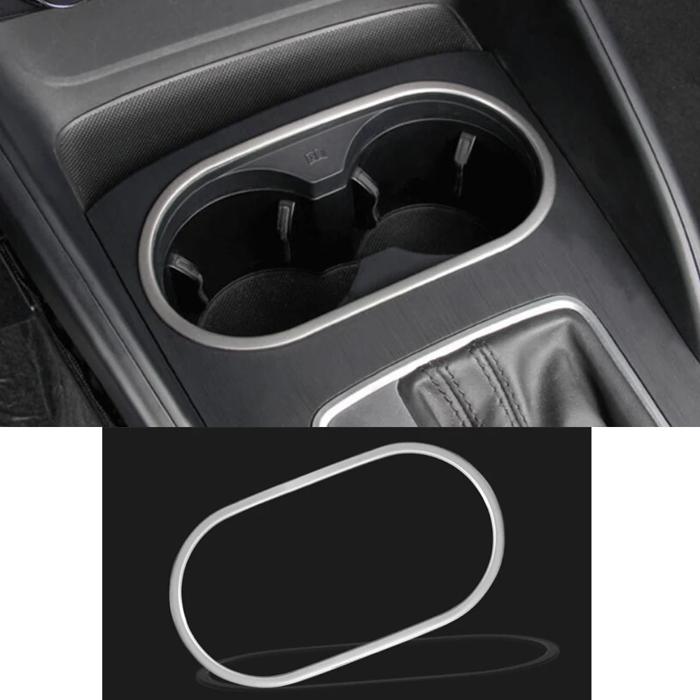 Water Cup Holder Frame Cover Trim Accessories Interior For Audi A3 8v