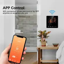 Smart Thermostat WiFi LCD Display Temperature Controller Wireless Remote Control Thermostat