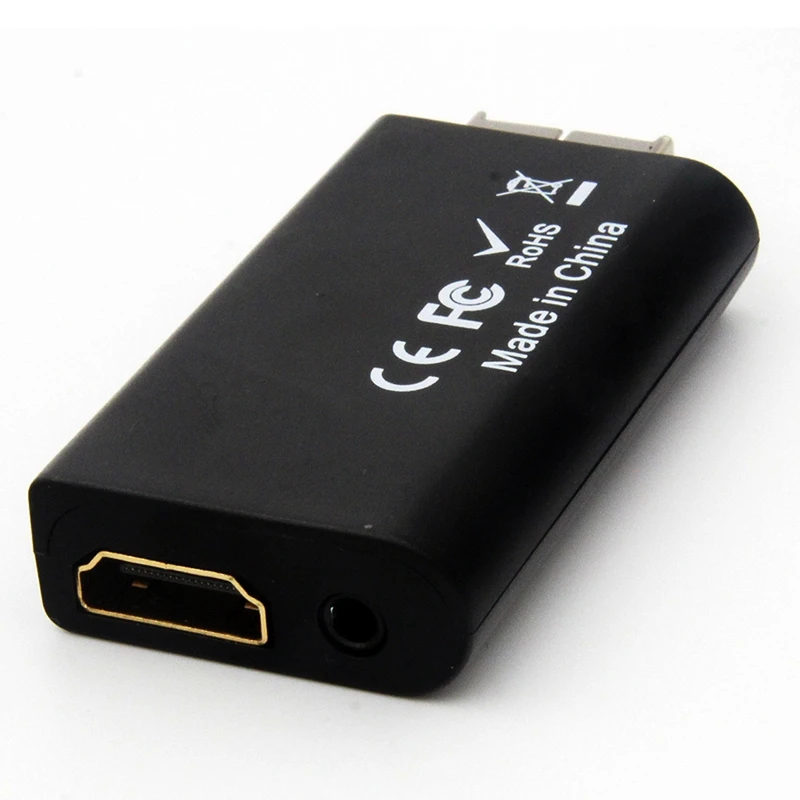 PS2 to HDMI Video Converter AV Adapter w/ 3.5mm Audio Output for HDTV Monitor