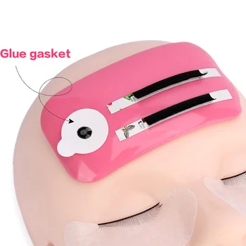 

1Pcs Reuseable Eye Lashes Silicone Rectangle Pads Extension Stand flexible Make Loose Pallet