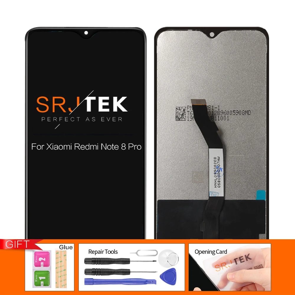 Дисплей для Xiaomi Redmi Note 8 Pro ЖК-экран дигитайзер сенсорная Замена для Redmi Note8 Pro глобальная версия Lcd