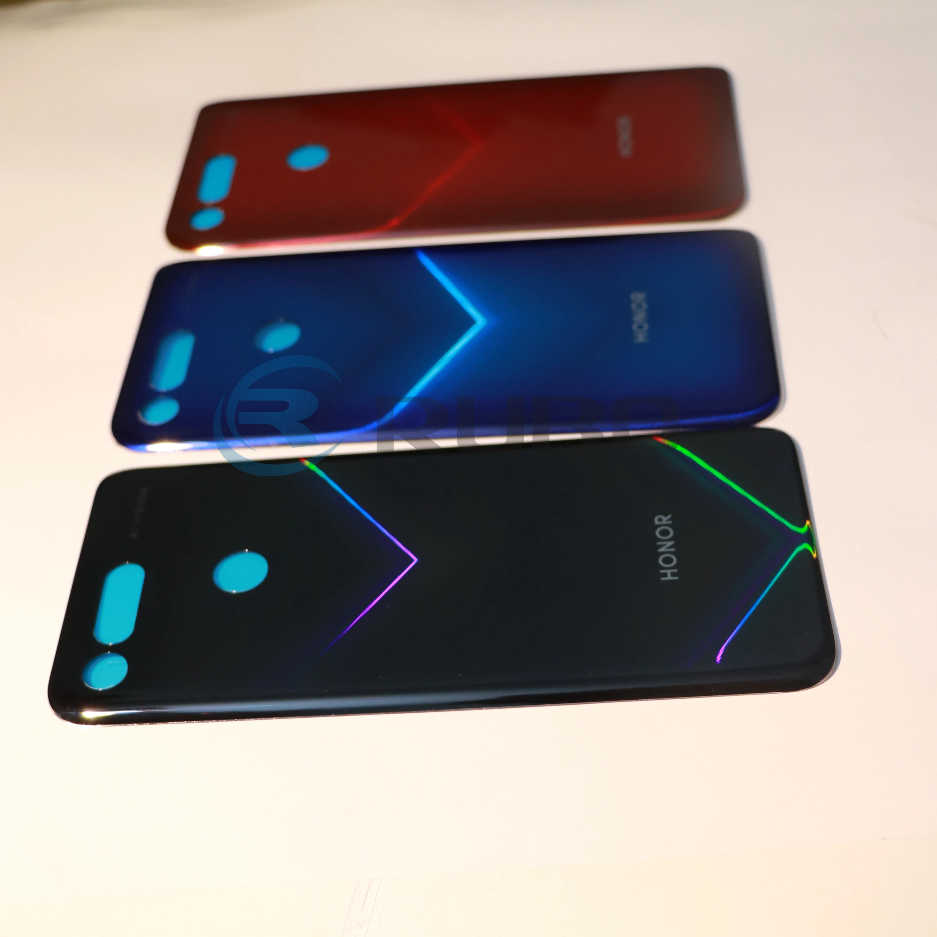 Для huawei Honor View 20 Задняя крышка батареи Задняя стеклянная панель дверной Корпус чехол с клейкой наклейкой для Honor V20 задняя крышка
