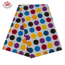 Новейший стиль, хлопковая одежда в африканском стиле, голландский горошек, бинтареалвоск, 6 ярдов для вечернего платья, африканская Новая модная ткань 24fs1242