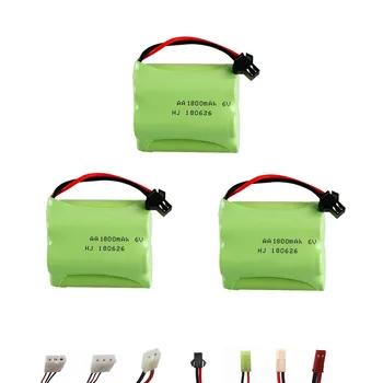 

6v 1800mah NiMH Battery For Rc toys Cars Tanks Robots Boats Guns Ni-MH Battery AA 6v 1800mah Batteries Pack For Rc Boat 3PCS