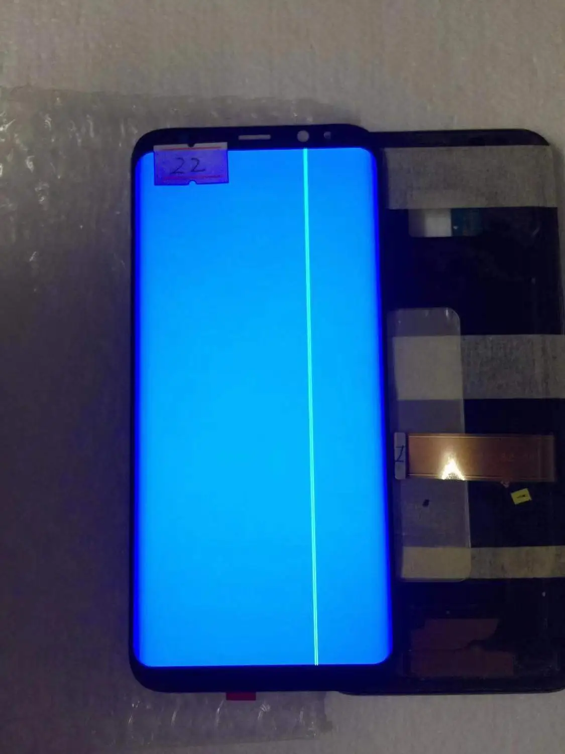 AMOLED с линией для samsung Galaxy S8 PLUS G955A G955U G955F ЖК-дисплей кодирующий преобразователь сенсорного экрана в сборе - Цвет: NO.22