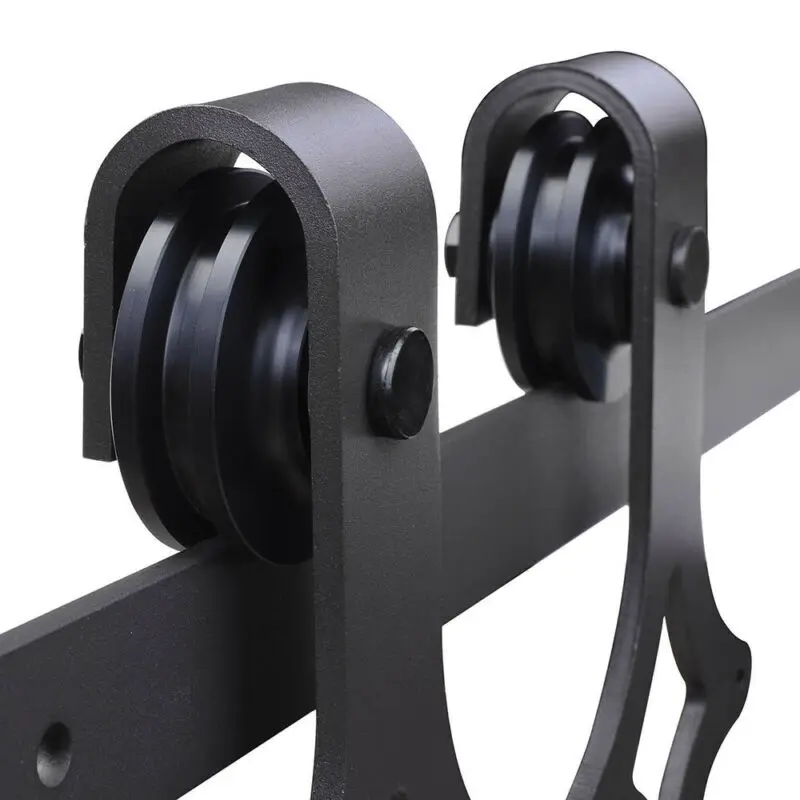 Double Bearing POM Sliding Barn Wooden Door Wheel Closet Hardware Track Roller Window Home Improvement | Инструменты
