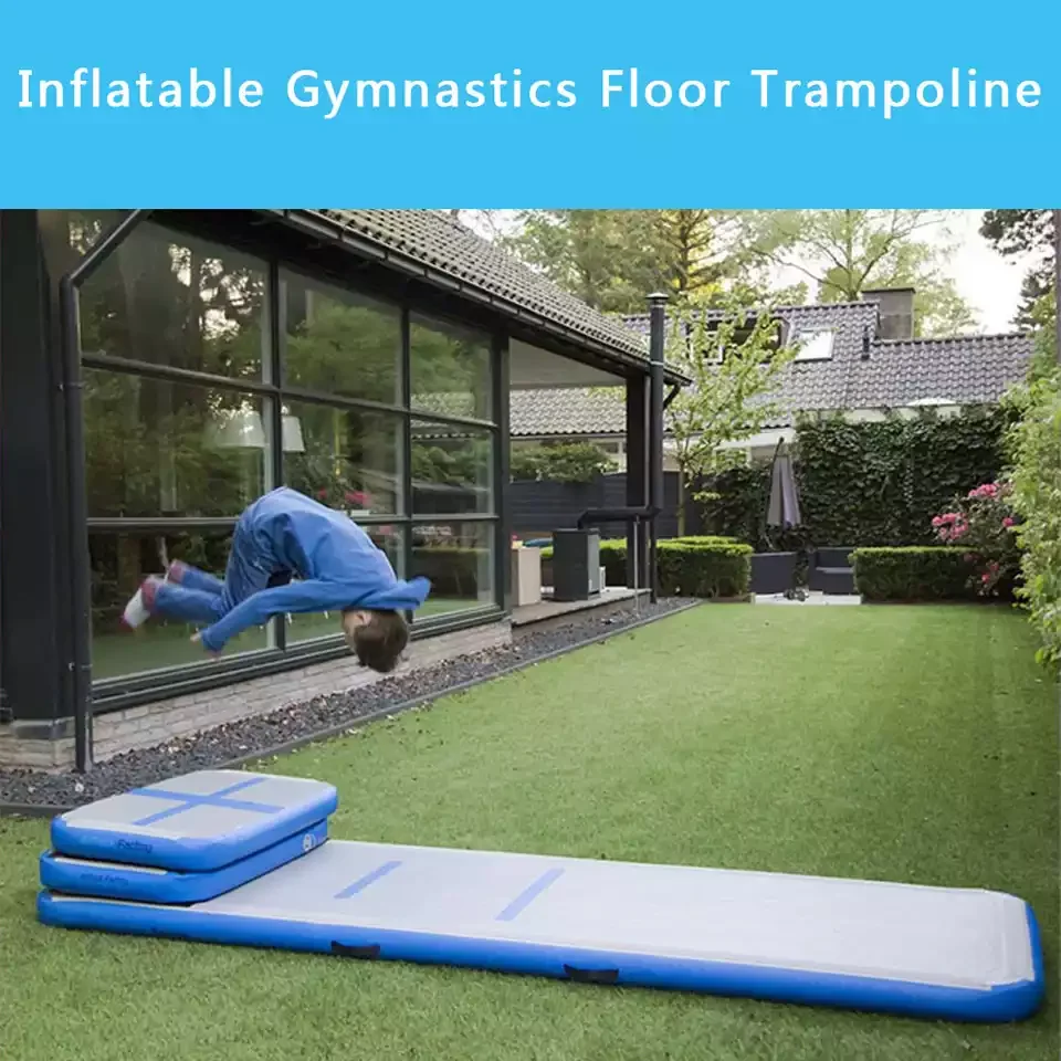 

Air Track Sets With Pump DWF Inflatable Mattress Sport Airtrack Gymnastics Air Floor Trampoline Home Use Gym Mat Tumbling Mat