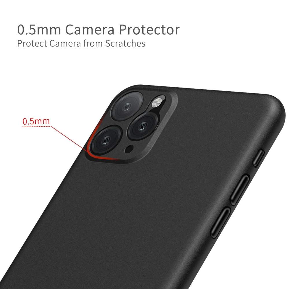 Тонкий чехол memumi для iPhone 11 Pro Max 6,5 дюймов, 0,3 мм ультратонкий с матовой поверхностью покрытие тонкий подходит для iPhone Pro Max Case