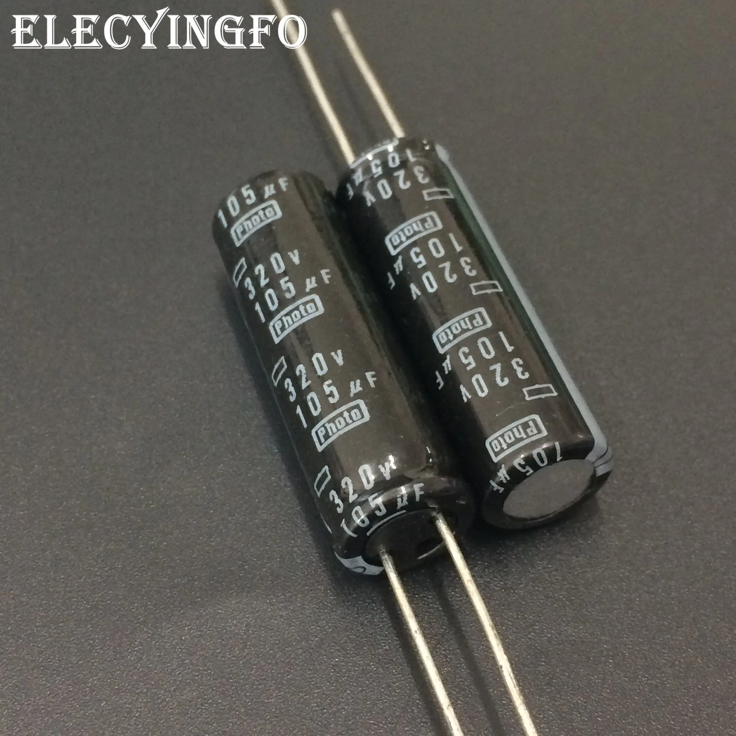 5pcs/50pcs 105uF 320V105UF Nippon Chemi-Con NCC Photo Flash Capacitor 10x35mm 320V105uF PH Capacitors | Электронные компоненты
