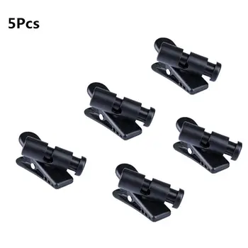 

5 Pcs Cable Cord Clamp Headset Collar Clip Rotating Clamps Headphone Cable Clips