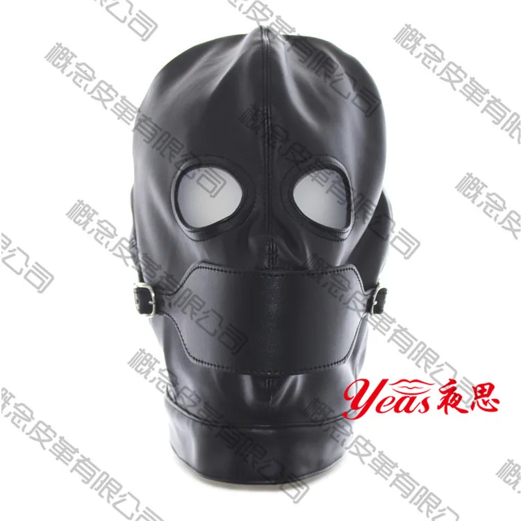 Demon Head Band Alternative Flirting Toy Passion for Mouth Couples Flirting Fun Head Band Eye Patch Mask