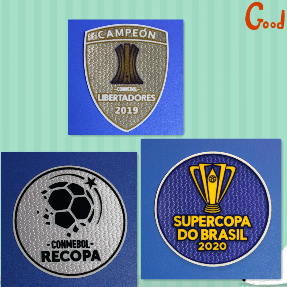 Новый 2020 Фламенго supercopa do brasil conmebol recopa патчи теплопередача значок футбольная
