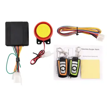 

Motorcycle Anti-theft Alarm 12V Universal Accessories Protector Motor Remote Control Engine Starter