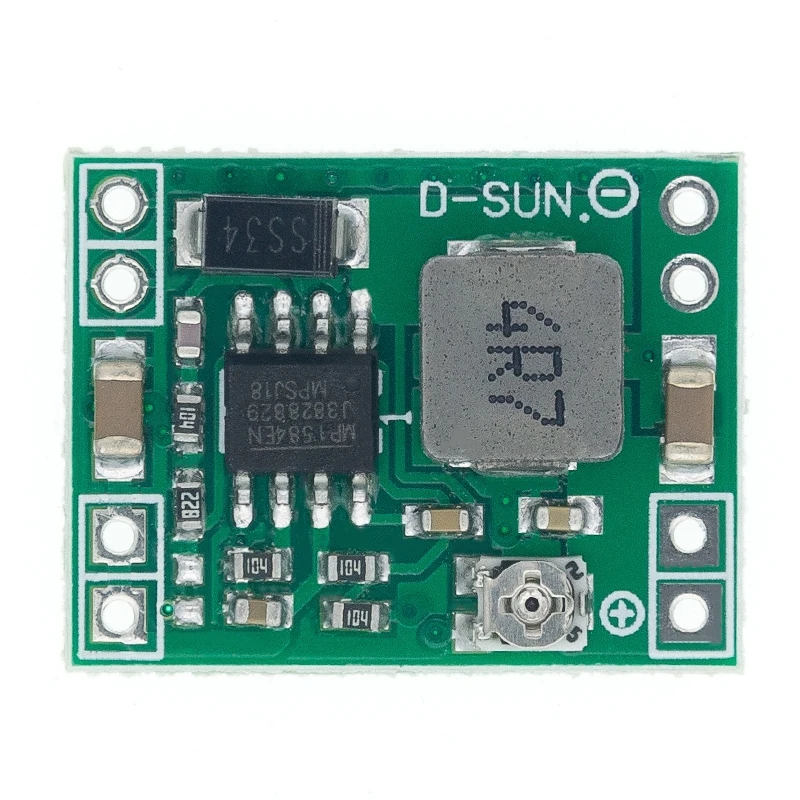 

10PCS MP1584EN 3A Ultra-Small Size DC-DC Step Down Supply Module Adjustable power step-down descending output module