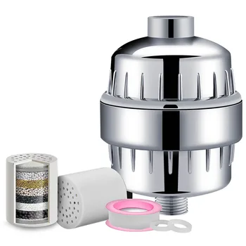 

10 Stage Filter Purifier Replacement Bathroom Water Clean High Flow Shower Universal Hard Water Softener Head