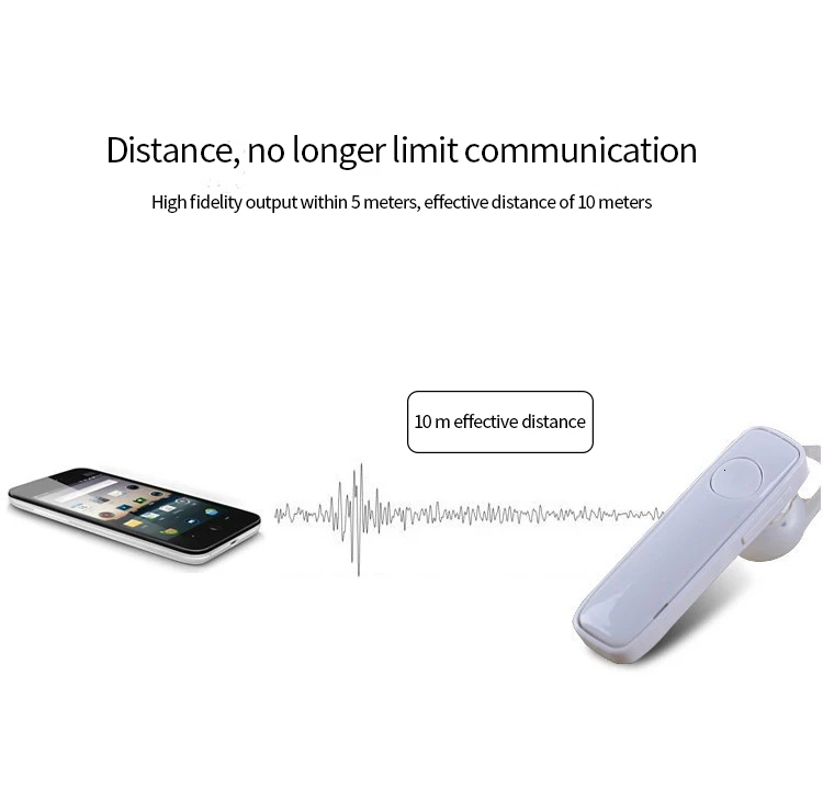 Односторонние наушники, беспроводные, Bluetooth, вкладыши, свободные руки, беспроводные наушники, деловые наушники для Android ios, всех смартфонов
