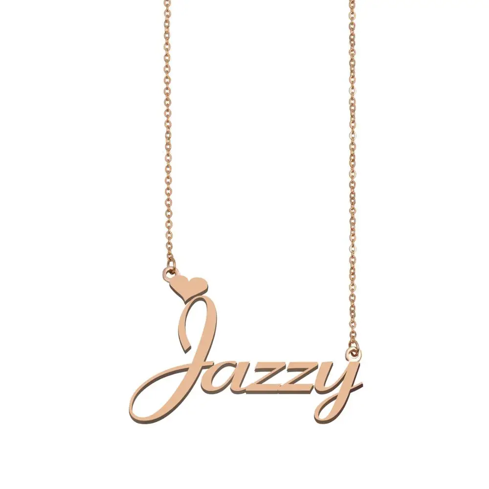 

Jazzy Name Necklace , Custom Name Necklace for Women Girls Best Friends Birthday Wedding Christmas Mother Days Gift