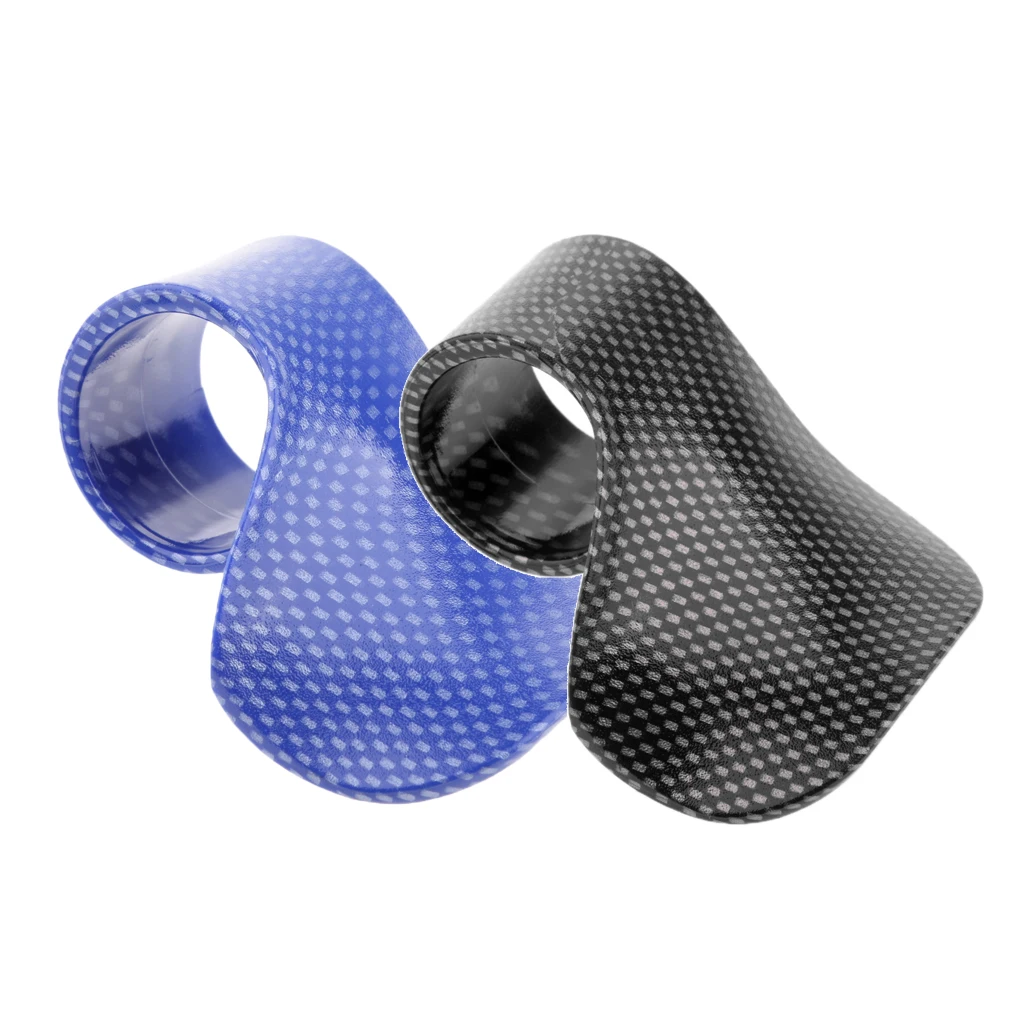 2pcs Motorcycle Handlebar Accessory Throttle Assist, Universal Fit for Motorcycles (Black+Blue)