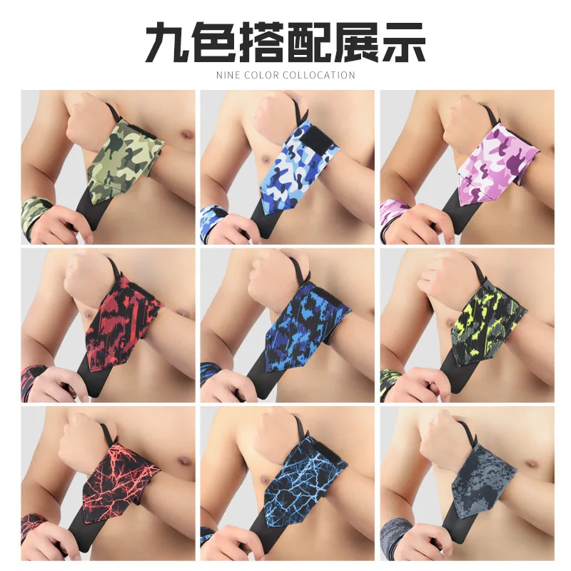 Athletic Wristguards Winding Support Pressure Wrist Basketball Tennis Fitness Weightlifting Booster Hose Customizable