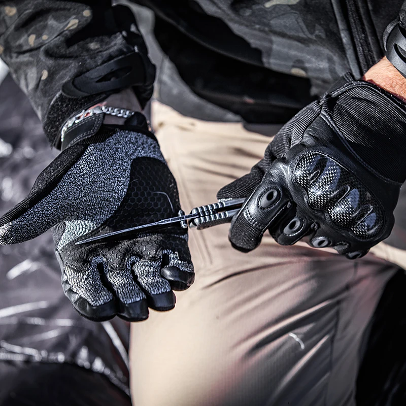 

Tactical full Finger Gloves men women Level 5 Cut-proof Anti-Slip Gloves for Commando Tactics Outdoor training fighting