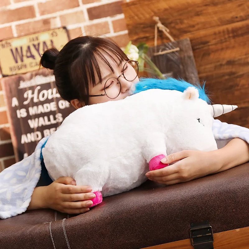 50 см Kawaii единорог с одеялом животное лошадь набивной Единорог для детей девочек кукла игрушка детский подарок