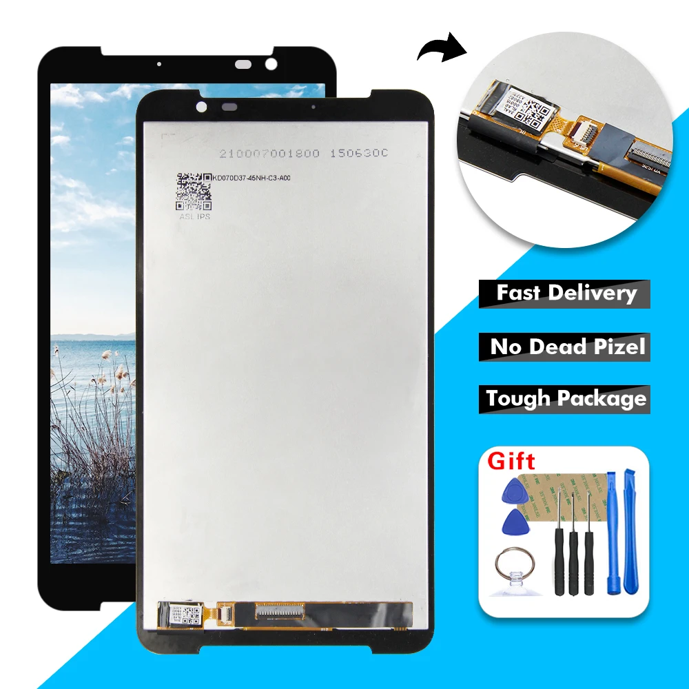 7," ЖК-дисплей для acer Iconia Talk S A1 724 A1-724 ЖК-дисплей сенсорный экран стекло дигитайзер сборка