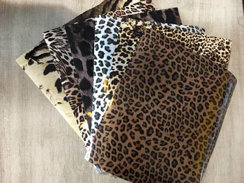 

Free shipping Beautiful Color 6 sheets 25cmx30cm TPU Leopard Heat Transfer Vinyl Heat Press Machine T-shirt Iron On HTV Printing
