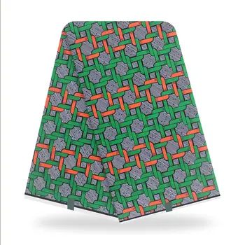 

Blesing 2020 New 100% Cotton Tissue Original High Quality 6yards of African Wax Print Fabric