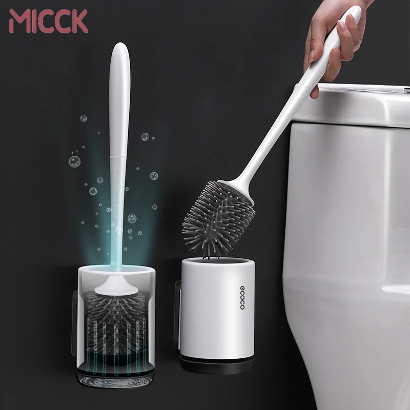 Силиконовая щетка для унитаза MICCK TPR мягкий резиновый держатель головки