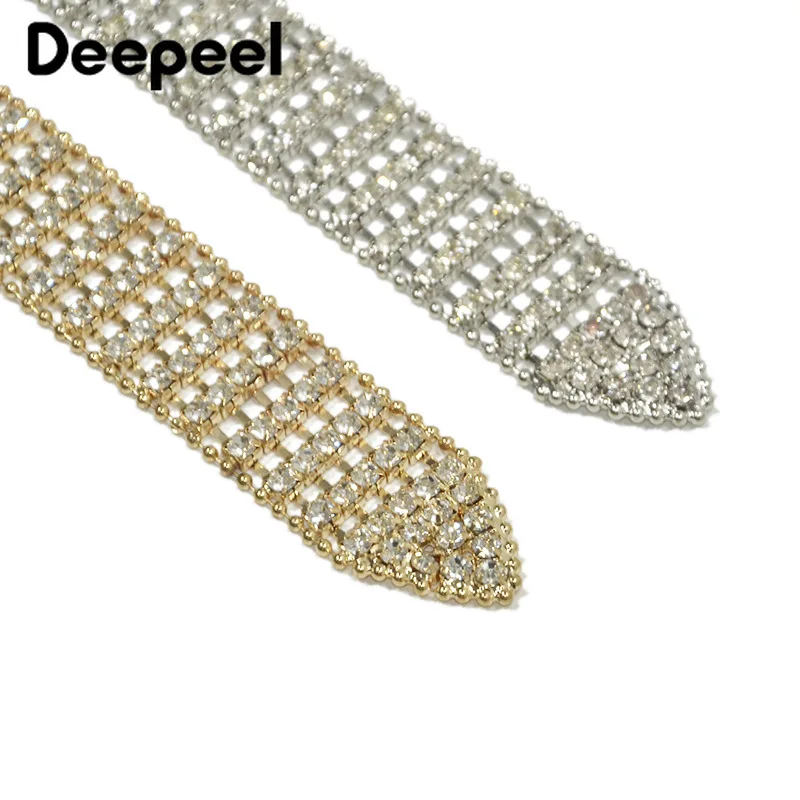 Deepeel 3,2*105 см роскошные качественные дизайнерские роскошные стразы для женщин модные бриллиантовые поясные цепи для джинсов декоративные пояса