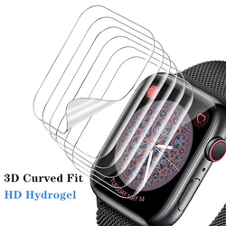 Protecteur d'écran transparent, Film de protection complet pour Apple Watch 6 SE 5 4 40MM 44MM pas en verre trempé pour iWatch 3 2 1 38MM 42MM 