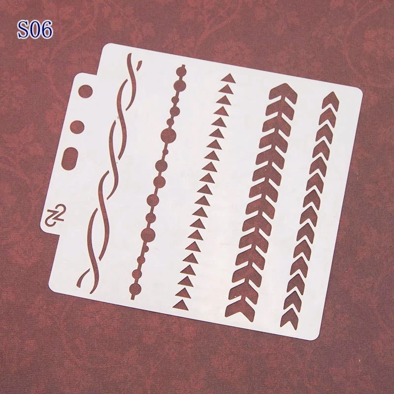 

Arrow Border Layering Stencils Wall Painting DIY Scrapbooking Coloring Embossing Crafts Album Decorative Paper Card Template