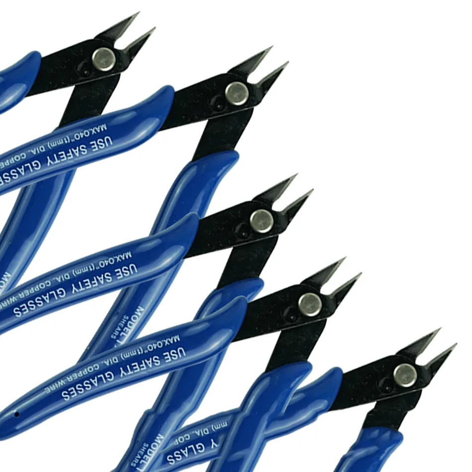 Mini Diagonal Pliers Wire Cut Line Stripping Multitool Stripper Knife Crimper Crimping Tool Cable Cutter Electric Forceps Wire Cutting Nippers Terminal Crimping Tool