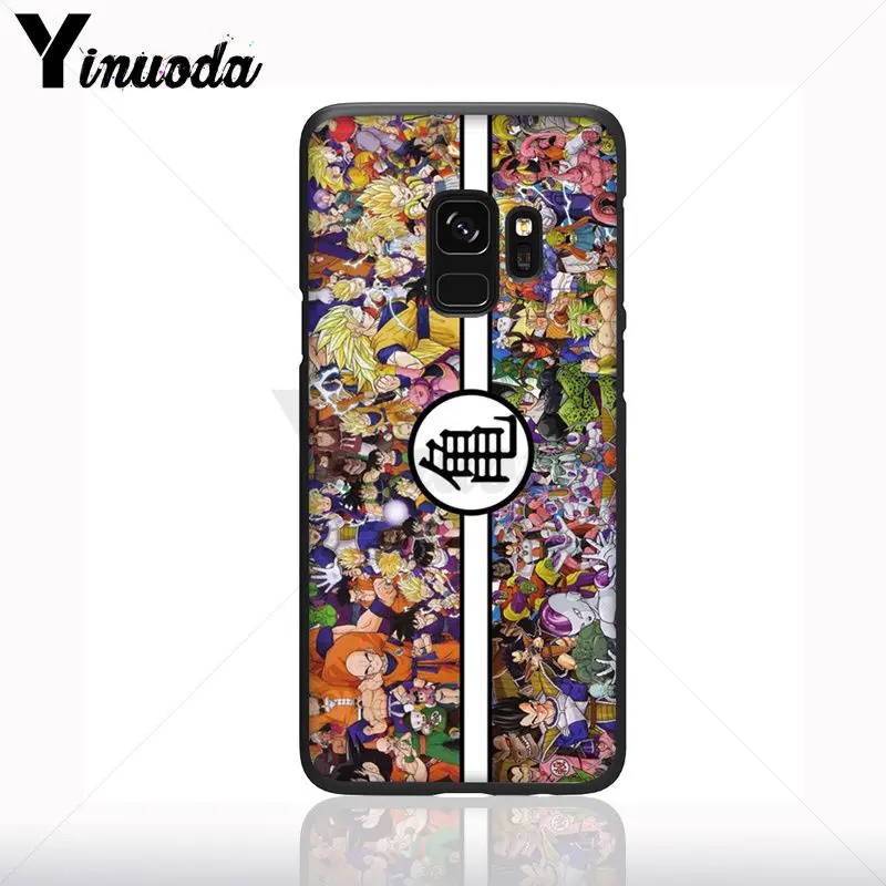 Super Saiyan Dragon Ball Silikon Lembut Hitam Ponsel Case untuk Samsung Galaxy S10plus S9 S8plus S10E A10 A70 A50 Kasus Ponsel